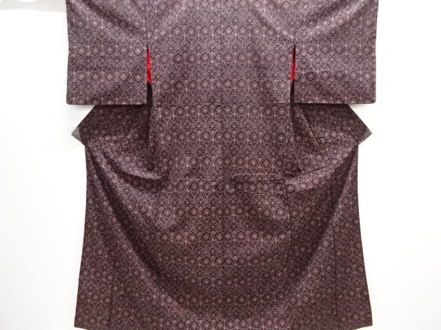 大正ロマン　幾何学模様着物